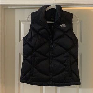 North face women’s black puffer vest